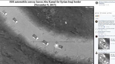 【虚假照片当真？】俄罗斯国防部指控美国支援ISIS，原来是手游预览片段