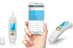 Motorola婴儿探温器将数据实时记录到手机