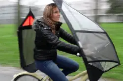 单车也能用挡风“玻璃”?LEAFXPRO2为你遮风挡雨
