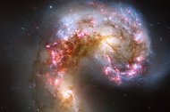 NASA发布哈勃望远镜拍摄的星空图