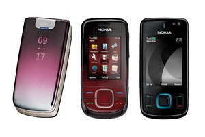 新机预览：Nokia三款美型手机