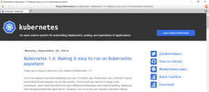 Kubernetes1.4版本释出，只用2个指令就能布建一套容器丛集