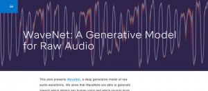 Google音频生成系统WaveNet，能用AI模仿男声、女声或乐曲