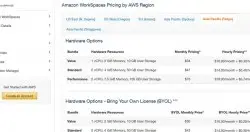 Amazon云端虚拟桌面服务WorkSpaces新增以时计价，亚太区每小时不到10元