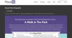 纽约Bryant公园利用游客地理位置资料，了解游客行为来增加公园人潮