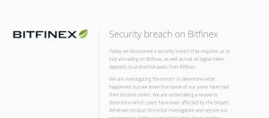 香港比特币交易商Bitfinex被骇，价值6500万美元的比特币遭窃