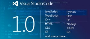 跨平台的轻量版编辑器VisualStudioCode1.0出炉