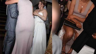 【重口味】婚礼摄影师焦点拍摄姊妹胸部臀部，1,636幅照片得11幅有新郎？