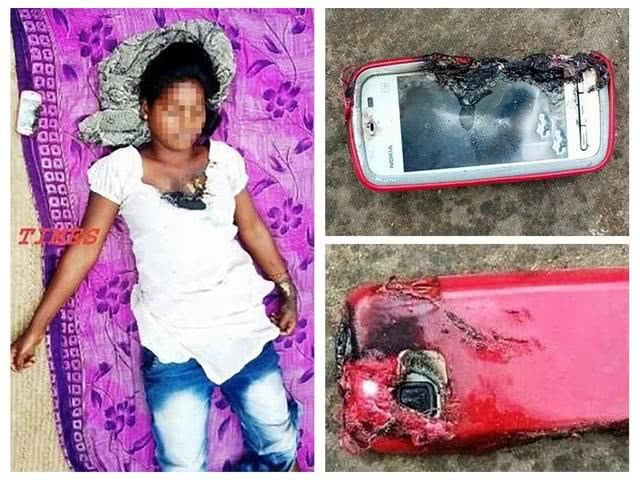 少女惨遭Nokia手机炸死 边充电边讲电话出事