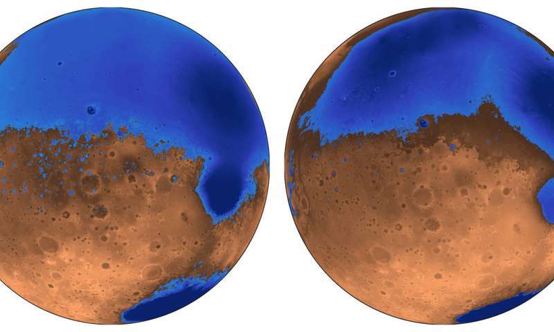 火星海洋很早就形成了 可能是由大规模火山喷发形成的