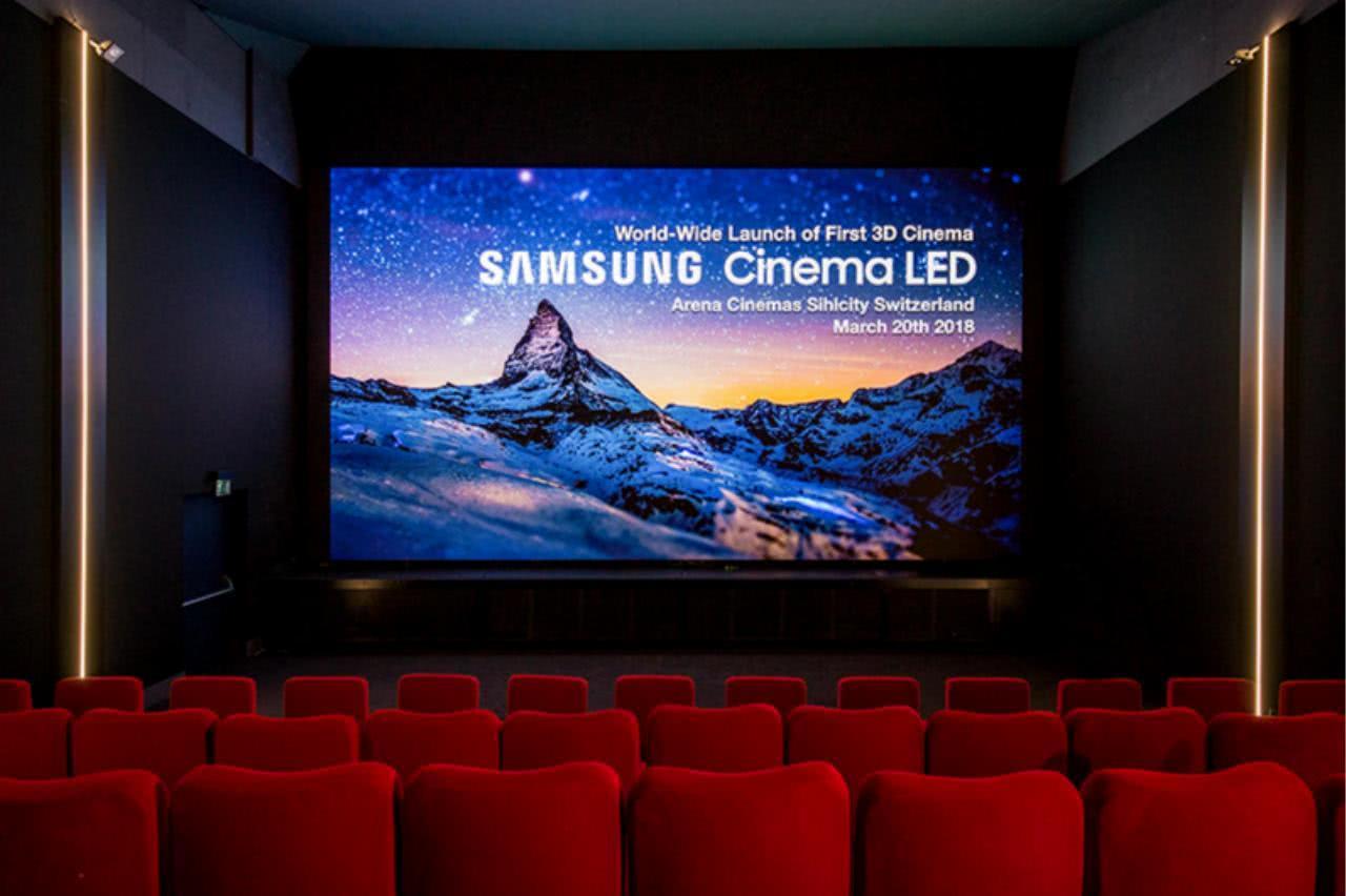 三星在瑞士设立全球首款3DCinemaLED电影院