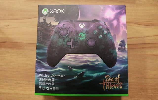 微软Xbox《盗贼之海》限量版游戏手柄开箱：酷炫外观PC通用