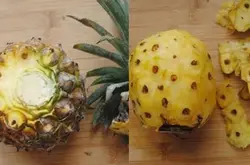 自己在家怎么削菠萝好看又快速的小诀窍