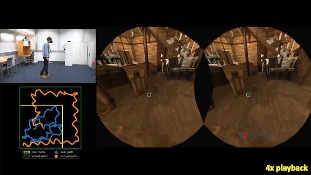 VR技术突破 英伟达、Adobe发明眼球扫视重定向行走技术