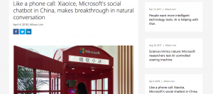 微软小冰学会对话的艺术，能和人类像朋友一样对谈