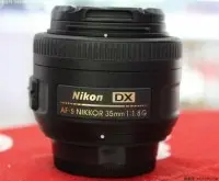专业人像镜头Nikon35/1.8G仅售1319元