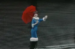 火爆纽约时尚圈 这个口红伞防雨防晒 绝对出街凹造型必备利器