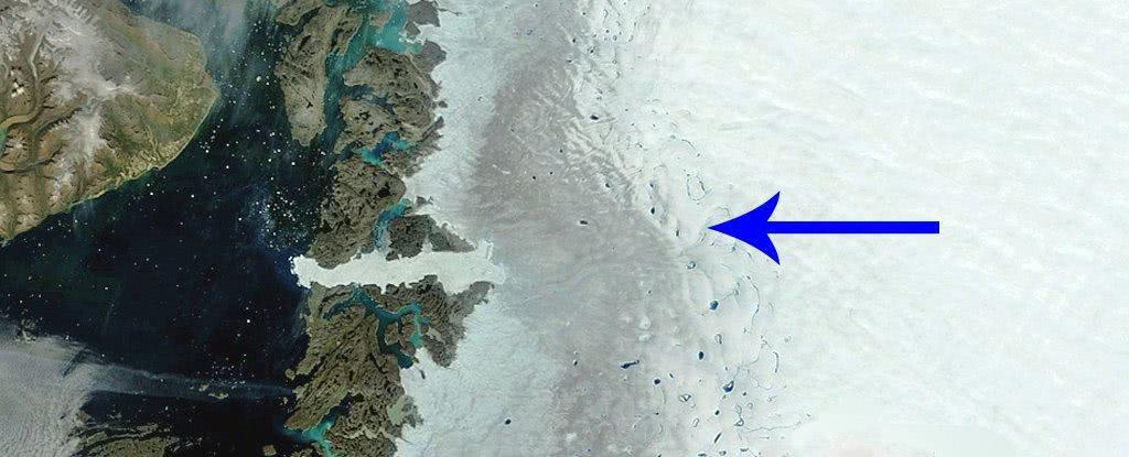格陵兰冰盖出现巨型黑暗地带 面积超5个上海市 或迎来新一轮危机