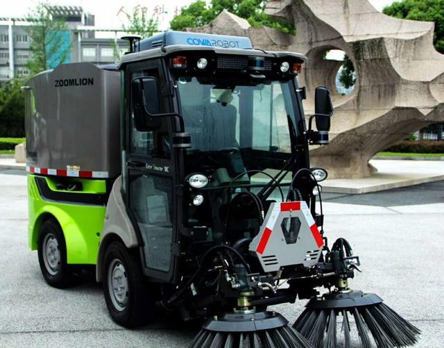 酷哇机器人发布无人驾驶清扫车 具备全路况清扫能力