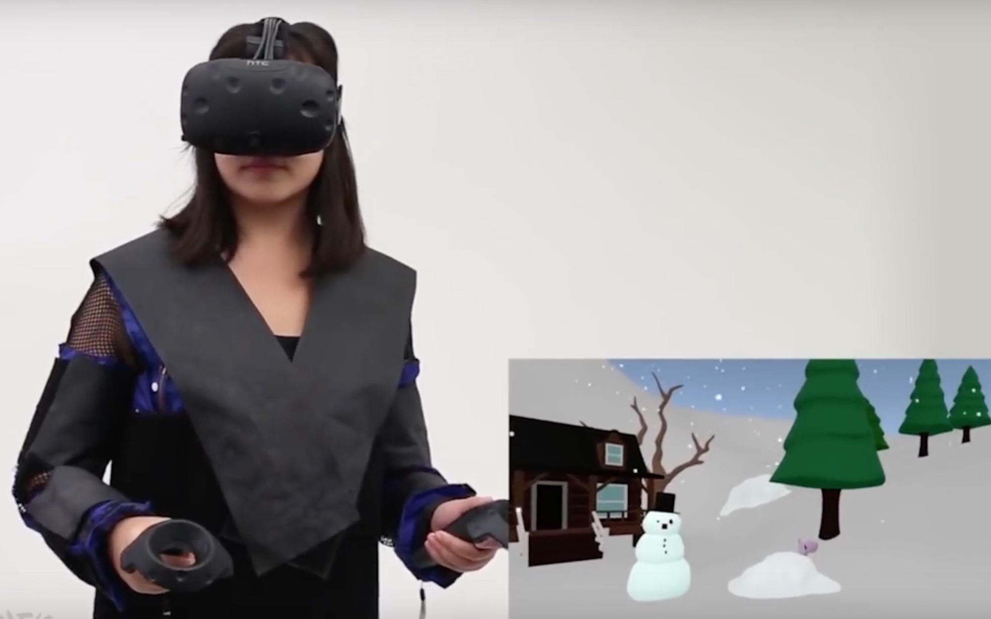 迪士尼的气动夹克让你在VR世界中体验被击中的感觉