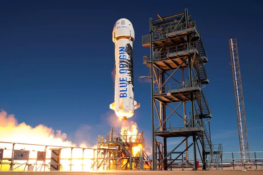 贝索斯旗下蓝色起源公司成功发射火箭系2018年首次发射