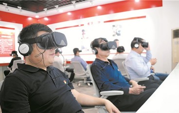 中国山东省全球首创“VR看症”中心