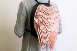 谁都可以变身华丽羽毛天使的翅膀背包