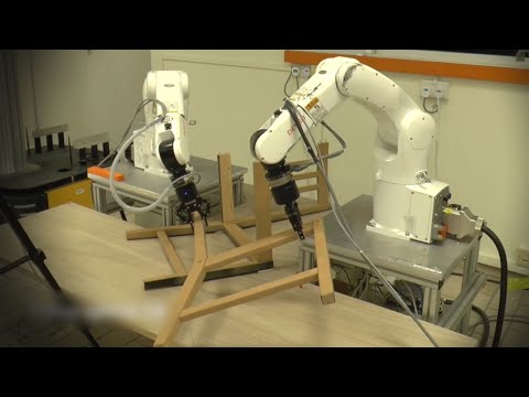 科学家推出机械手臂9分钟内组好IKEA木椅