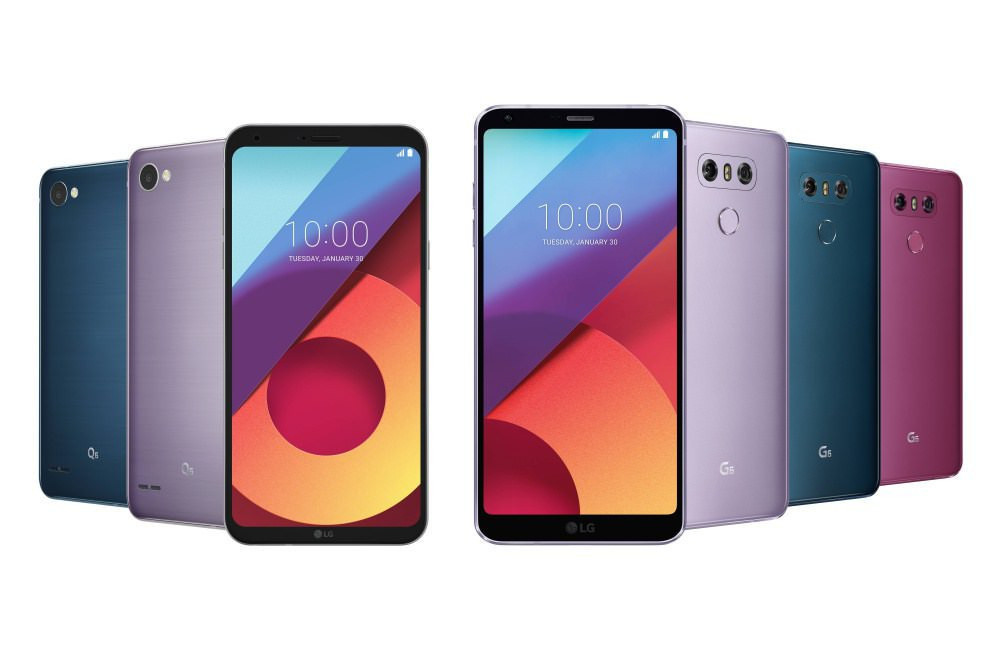LGG6、Q6加入摩洛哥蓝、薰衣草紫等新色但手机部门持续亏损