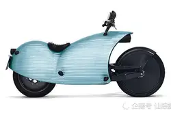 科技感十足的电动摩托车 价格接近20万