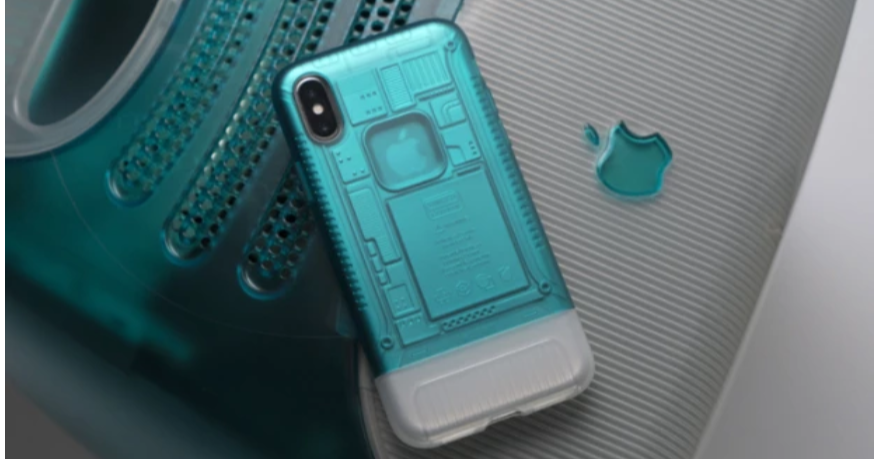 以iMacG3为设计概念的iPhoneX手机壳