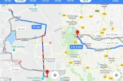 机车族Google地图也好用双轮路线导航印度试推中