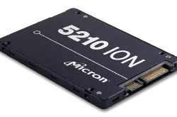 Micron联手Intel开发4bitQLC颗粒，推出具7.68TB的5210ION企业级2.5吋SSD