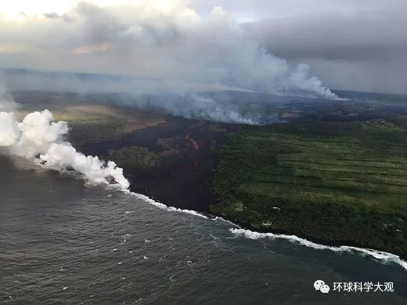 因祸得福？夏威夷火山持续喷发20天 高温熔岩流入海洋令岛屿面积增加