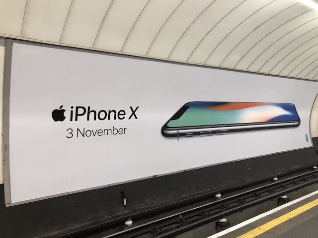 Apple来势汹汹呀！全面屏iPhoneX广告牌现身全球多个城市