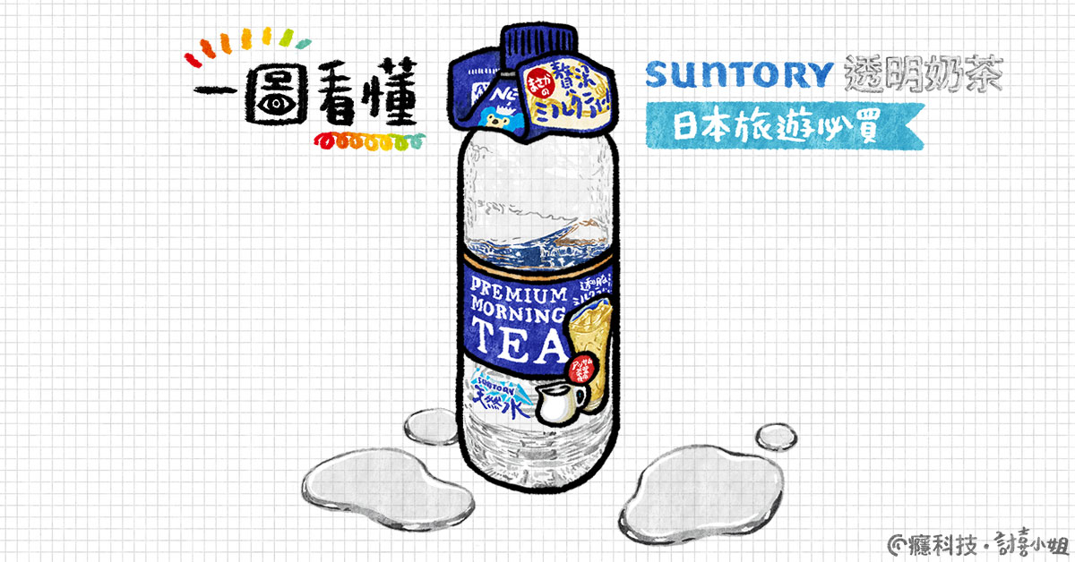 一图看懂Suntory透明奶茶日本旅游必买伴手礼