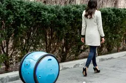 球形搬运机器人正在测试：像小狗一样乖乖跟着你带着它买菜超轻松
