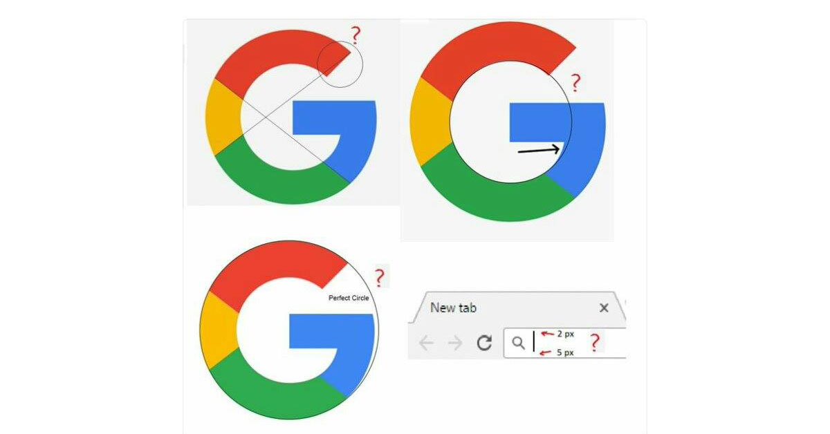 Google的Logo设计为什么不好好对齐？