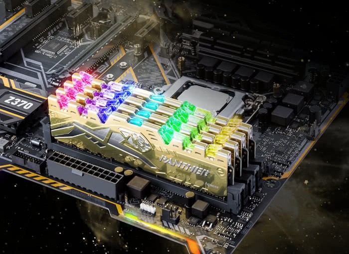 独有的彩色水晶灯效 宇瞻推黑豹系列DDR4RGB内存条