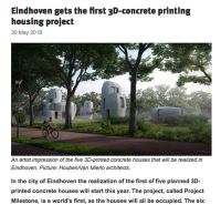 3D打印改变住宅外观荷兰将推不规则屋