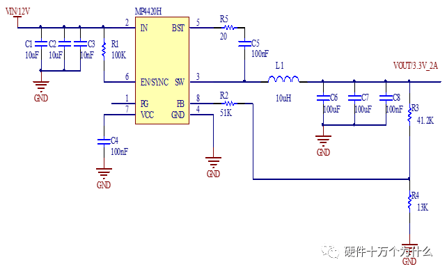一个BUCK电源电路设计测试过程