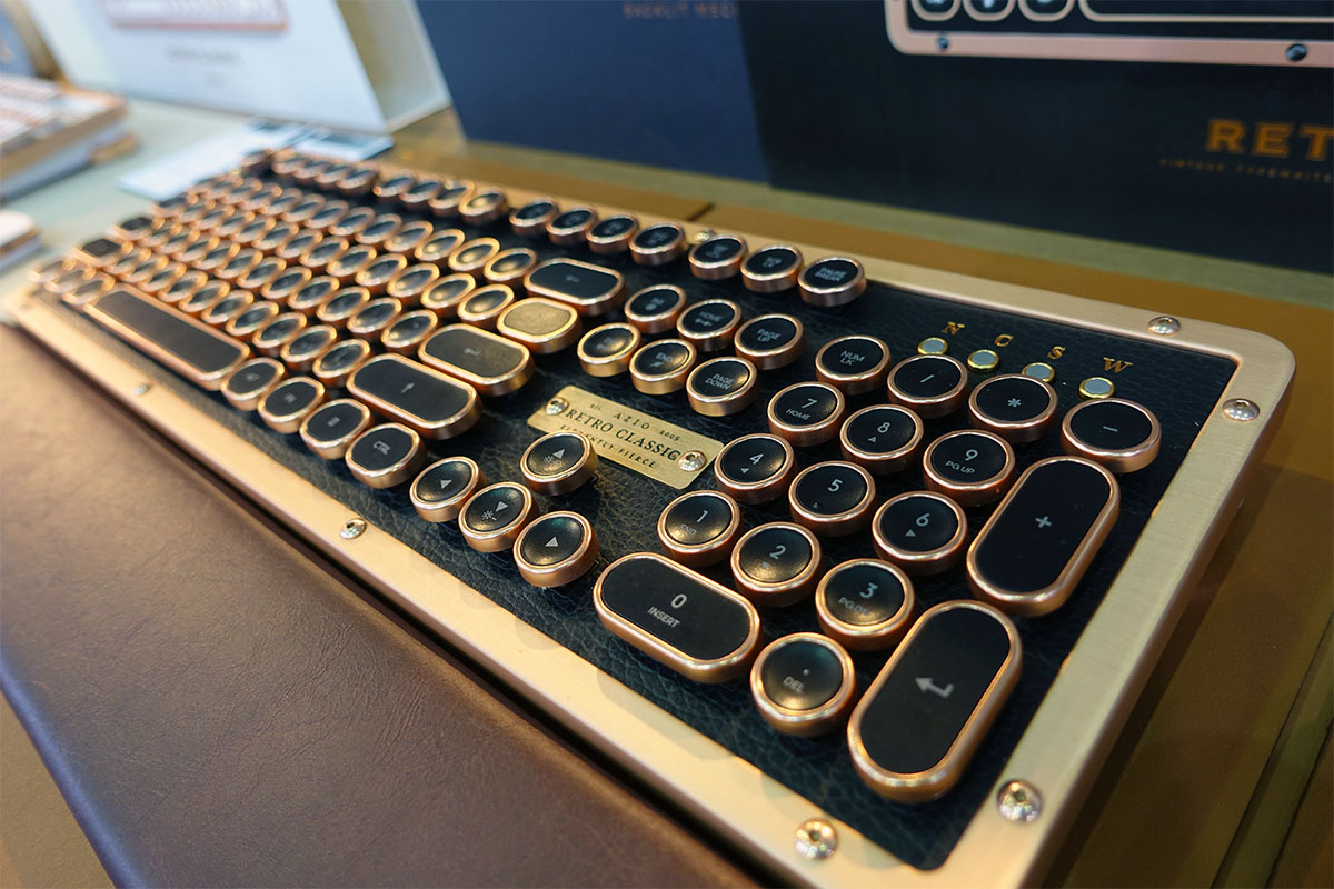 Computex2018：AZIORETOR复古打字机键盘短版即将量产