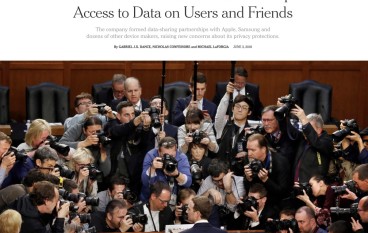 纽约时报指Facebook让手机厂商未得许可取得用户资料