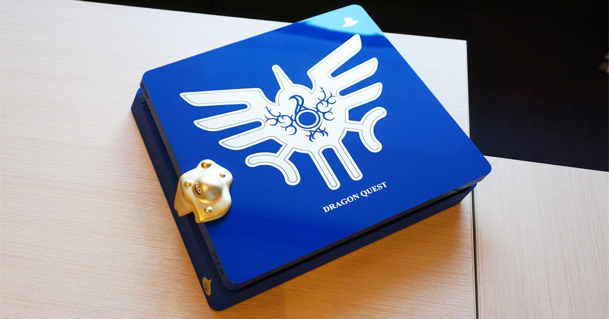 PS4勇者斗恶龙罗德版游戏同捆主机简单开箱动手玩