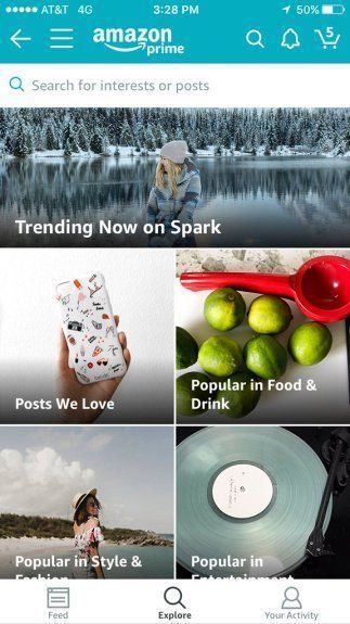 亚马逊推出类似Pinterest的社群服务“Spark”加速电商商品销售机会