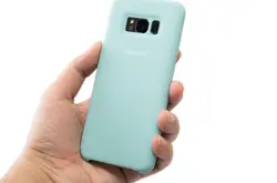 GalaxyS8‘原厂硅胶材质薄型背盖–蓝色款’入手开箱分享：体验轻薄原厂保护