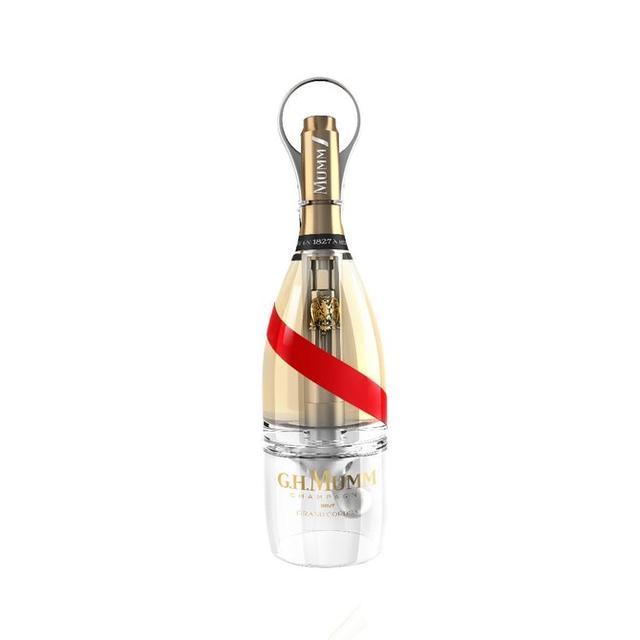 视频Mumm太空香槟将于9月1号上市采用独特的酒瓶与酒杯设计