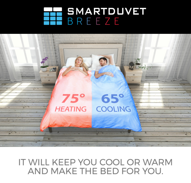 一床棉被二种温度的智慧床包