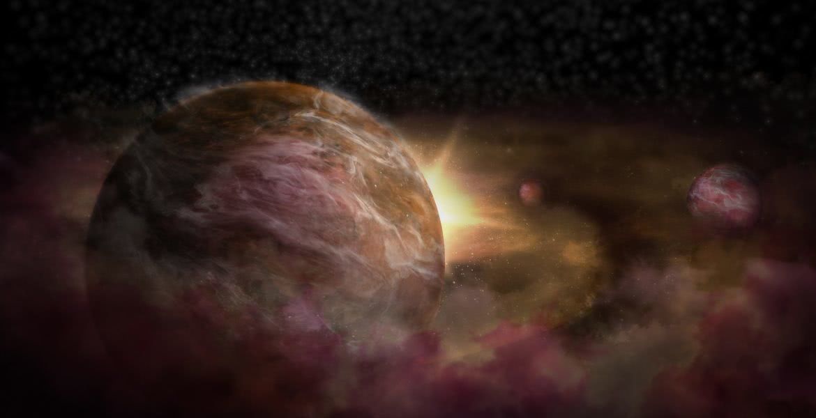 在新生恒星周围发现了三颗婴儿行星