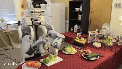 分享一波机器人主厨带来的手艺 妈妈再也不担心没人做饭了